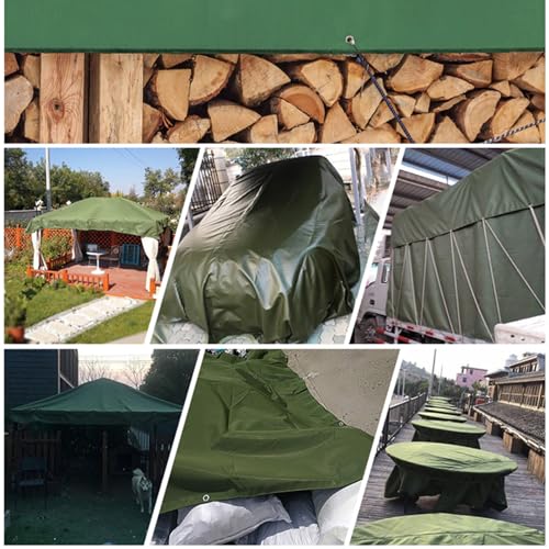 4m x 8m Grey Waterproof Poly Tarp with Grommets S966