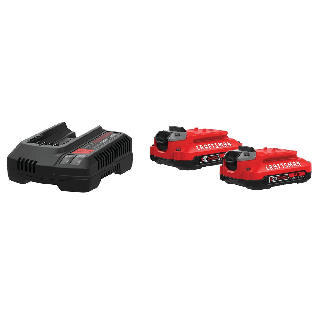 2Ah Lithium Ion Battery 2-Pack and Charger Starter Kit V9129
