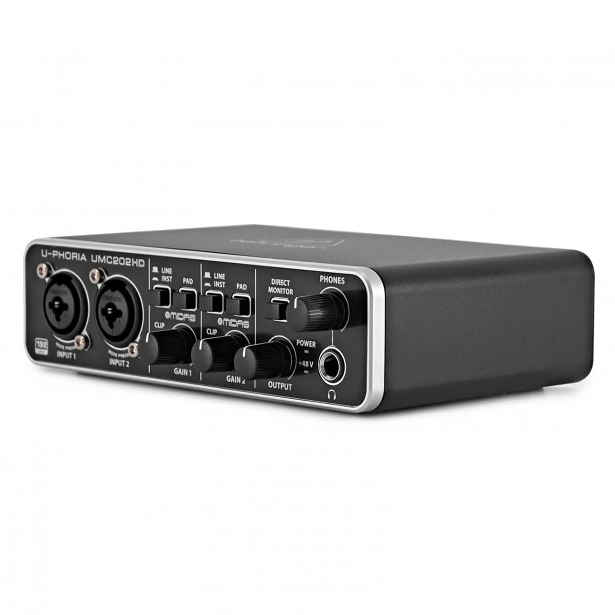 2x2 USB Audio Interface with Mic Preamplifiers V196