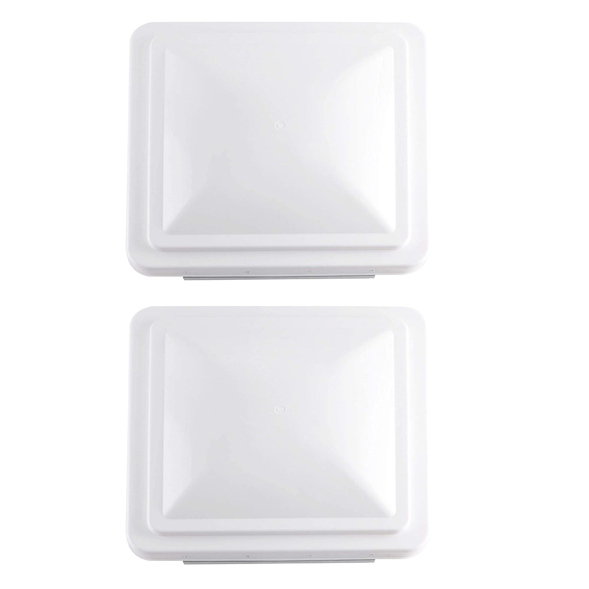2 Pack 14 Inch White RV Roof Vent Cover D52385