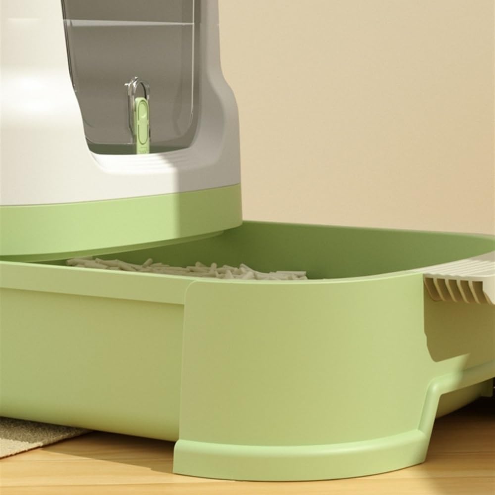 Enclosed Top-Entry Cat Litter Box with Scoop G760