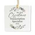 Ceramic 3-inch Square Ornament J3381
