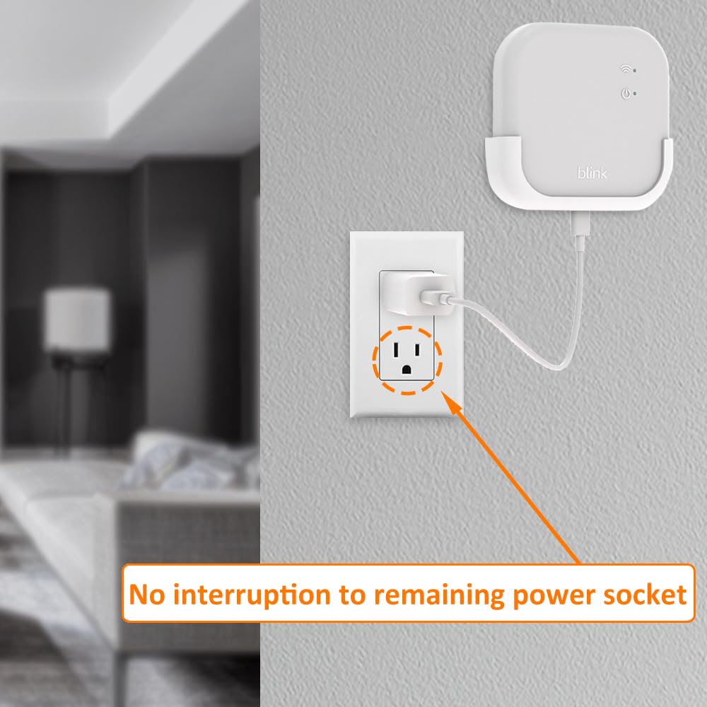 White Wall Mount Bracket with USB-C Cable B7700