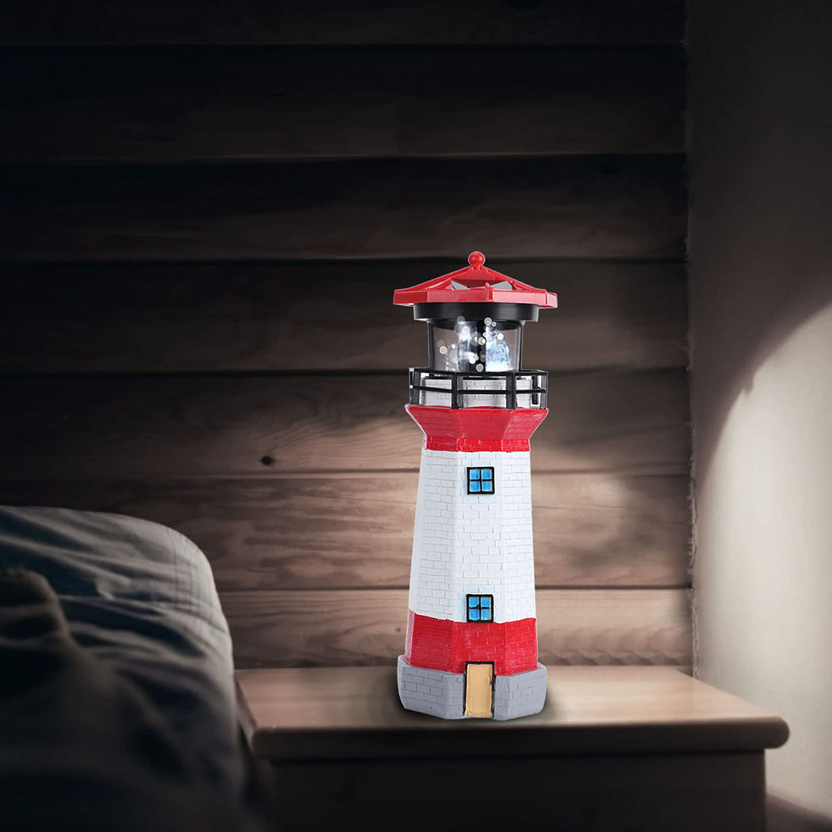 Solar Powered LED Lighthouse M84664