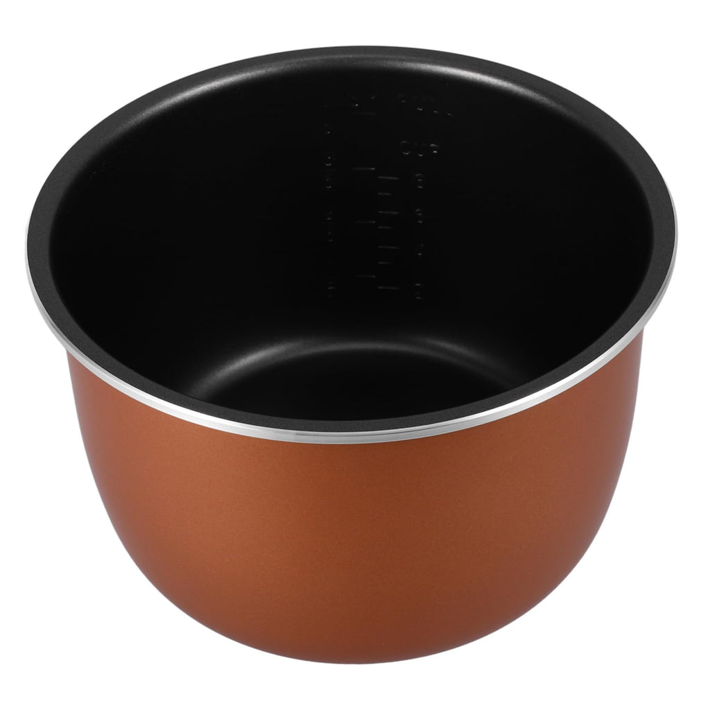 Non Stick Electric Cooker Inner Pot Aluminum Alloy Brown X87805