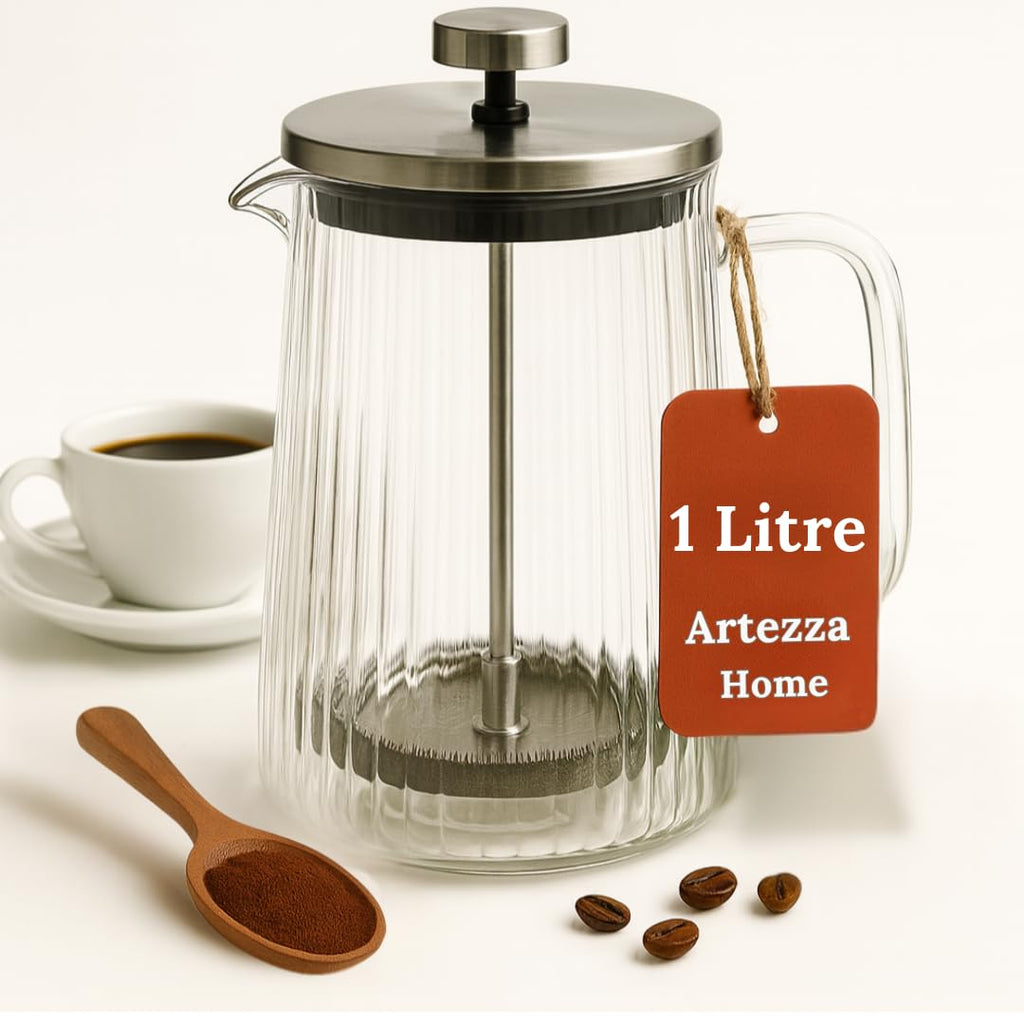 Glass French Press Coffee Maker 34oz L5956