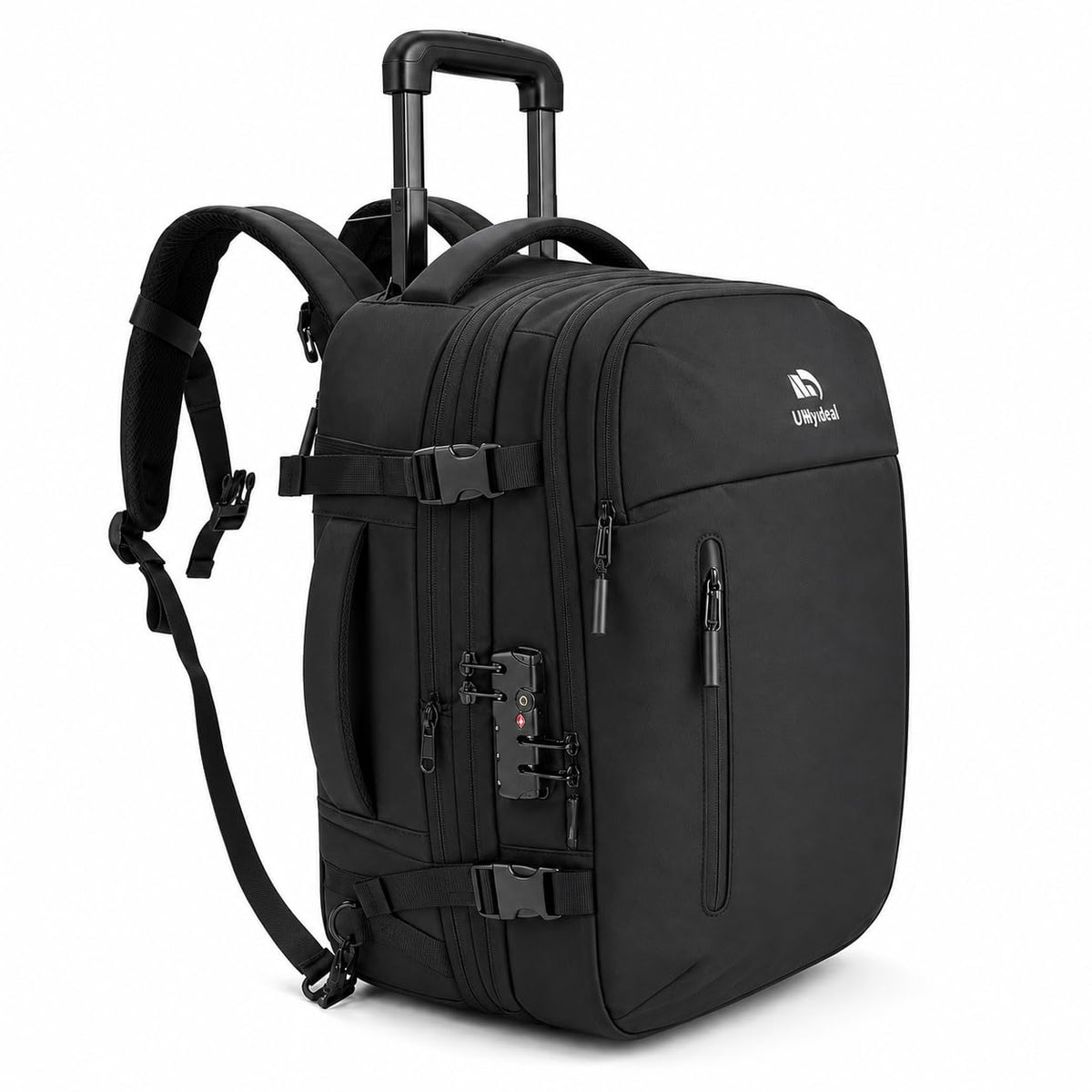 Rolling Backpack Travel with Lock USB C Port M856