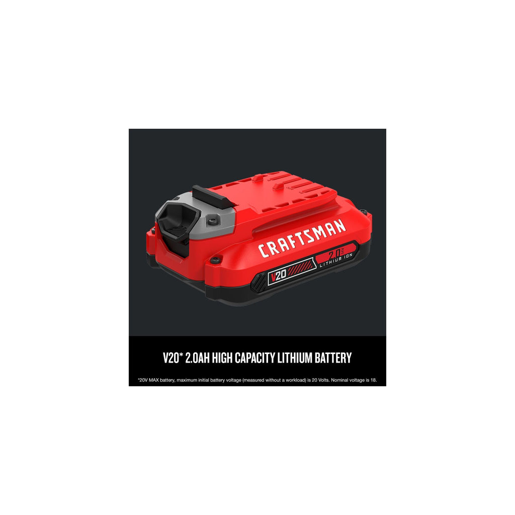 2Ah Lithium Ion Battery 2-Pack and Charger Starter Kit V9129