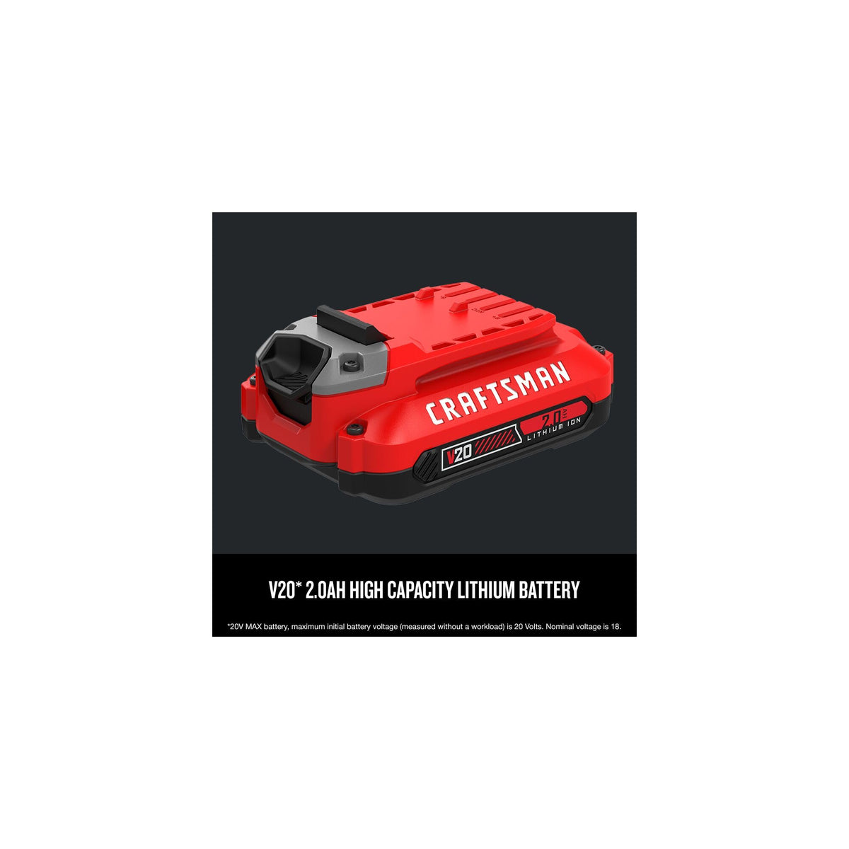 2Ah Lithium Ion Battery 2-Pack and Charger Starter Kit V9129
