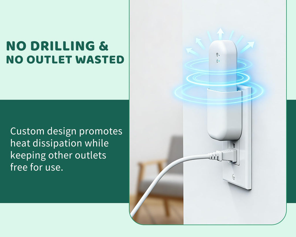Wall Mount Bracket with Built-in Plug F583