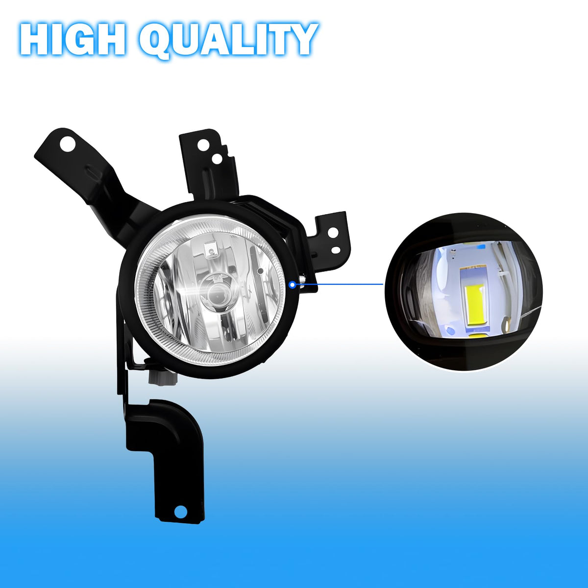 Driving Fog Lights with H11 12V 55W Halogen Bulbs & Switch and Wiring Kit M468