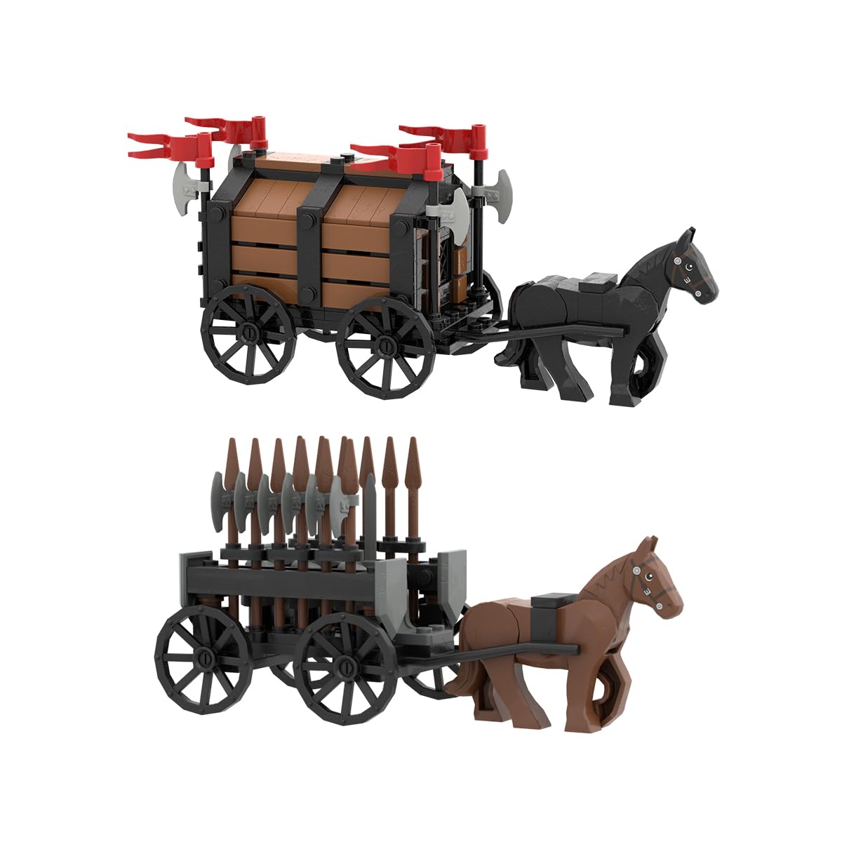 Medieval Carriage Building Blocks M16608