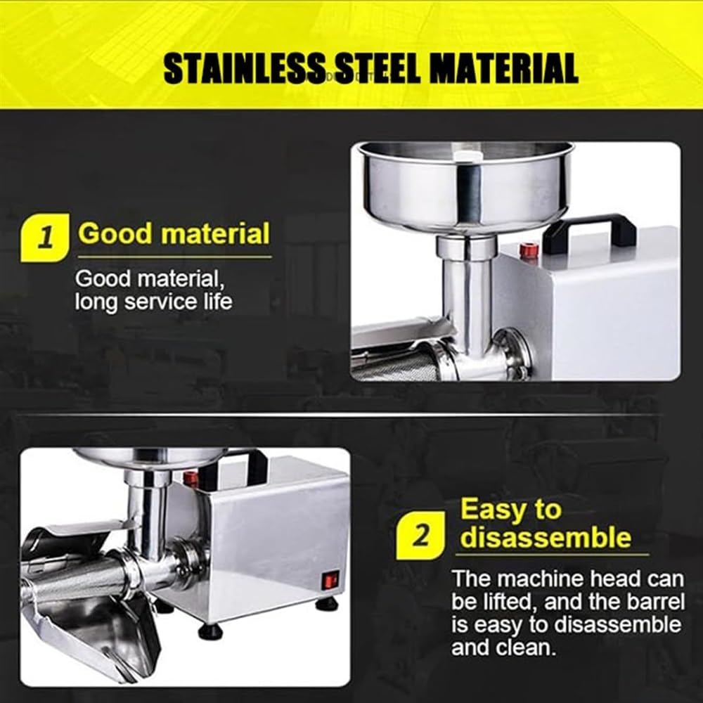 Electric Tomato Press & Strainer Machine Stainless Steel E860