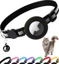 Breakaway Reflective Cat Collar with Air Tag Holder K8802