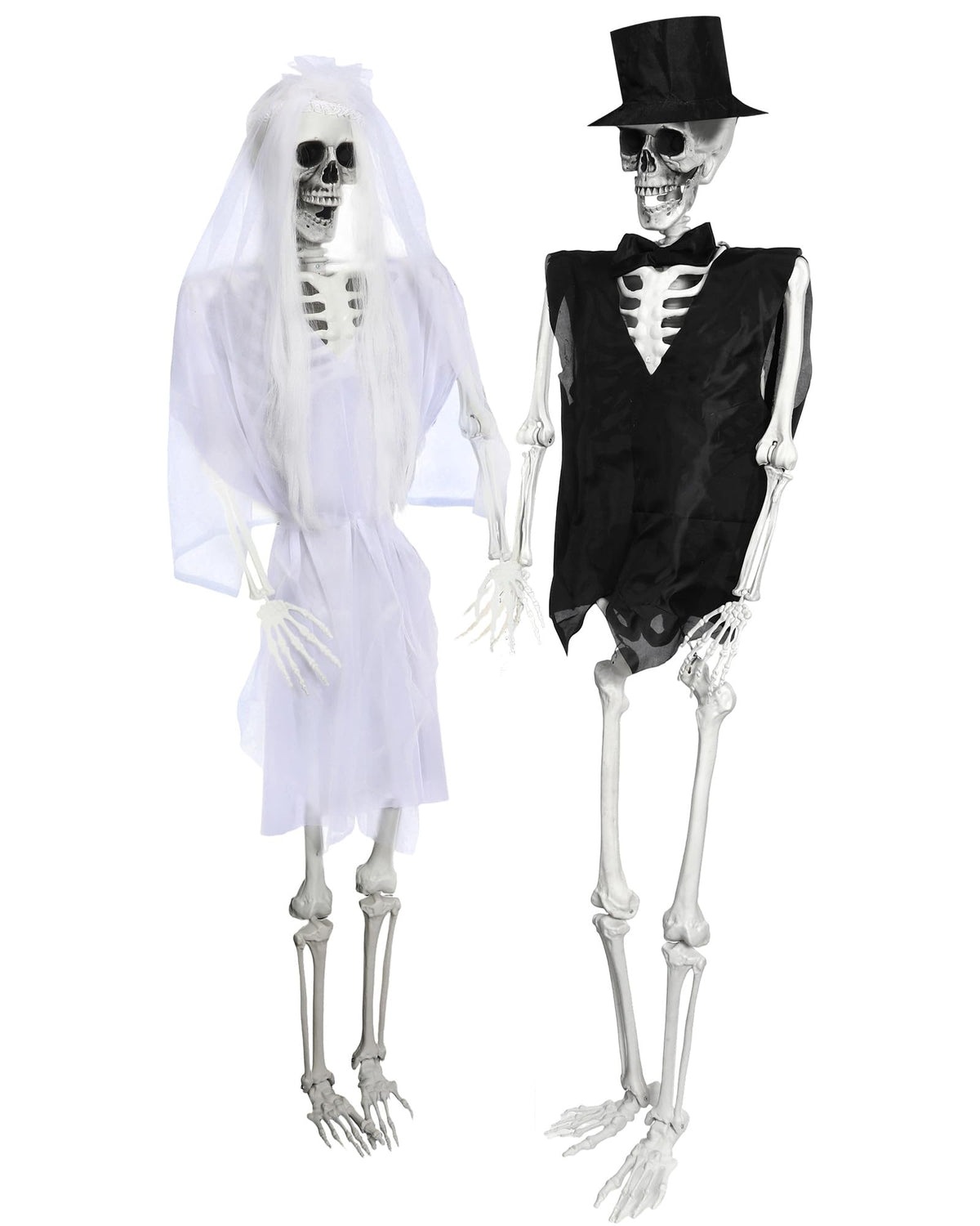 2 Set 5.4 Ft Posable Skeleton Decor I6311