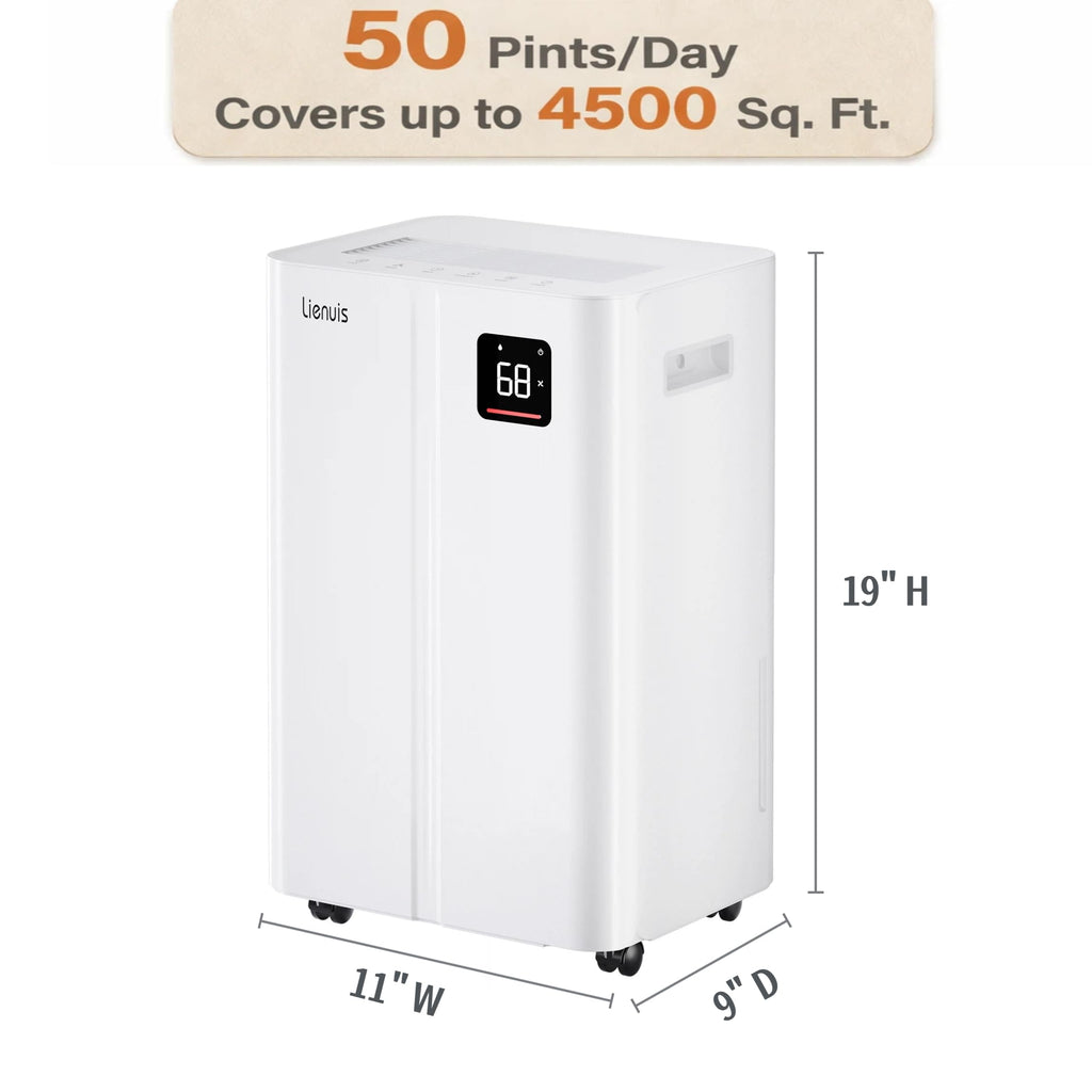 50 Pint Dehumidifier with Continuous Drain A242