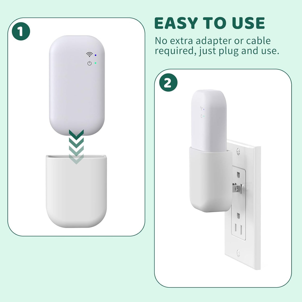 Wall Mount Bracket with Built-in Plug F583