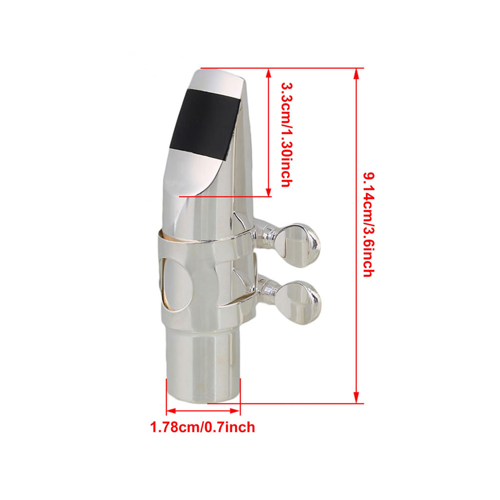 Silver Plated Alto Saxophone Mouthpiece Y409145