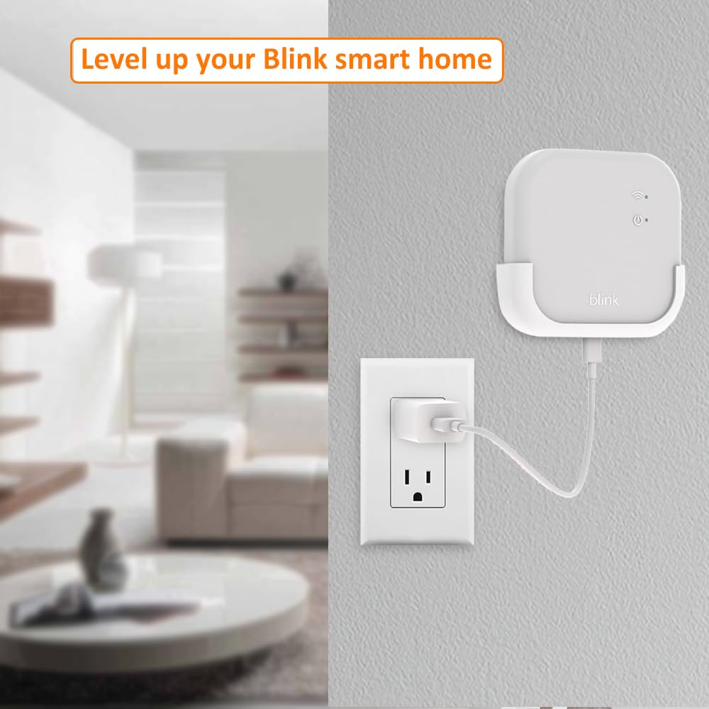 White Wall Mount Bracket with USB-C Cable B7700