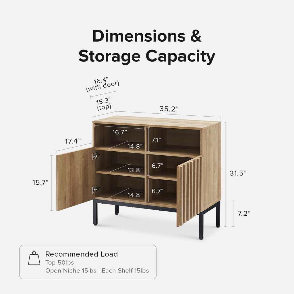 Oak Storage Cabinet Sideboard G445468