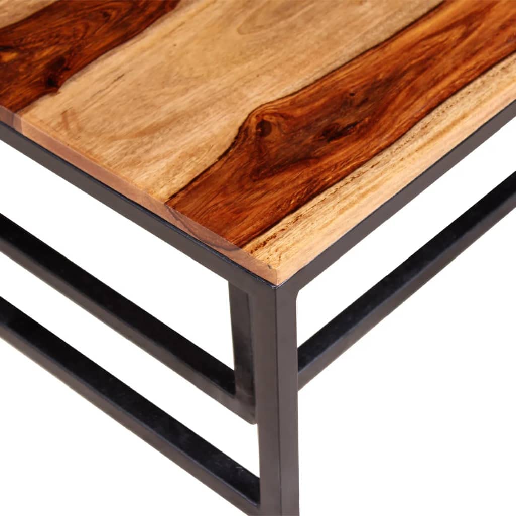 Solid Sheesham Wood Nesting Coffee Table Set H943