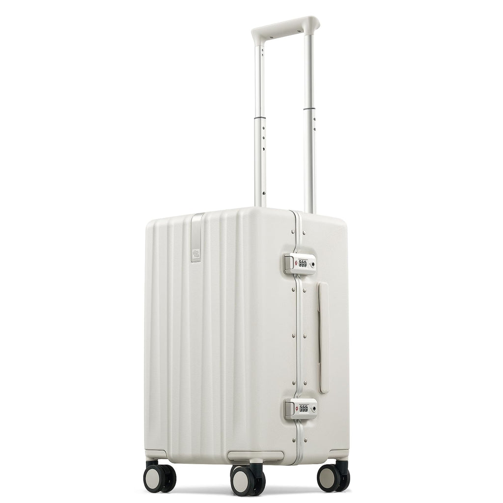 20 Inch Zipperless Aluminum Frame Hard Shell PC Carry-On Luggage with TSA Lock N68252