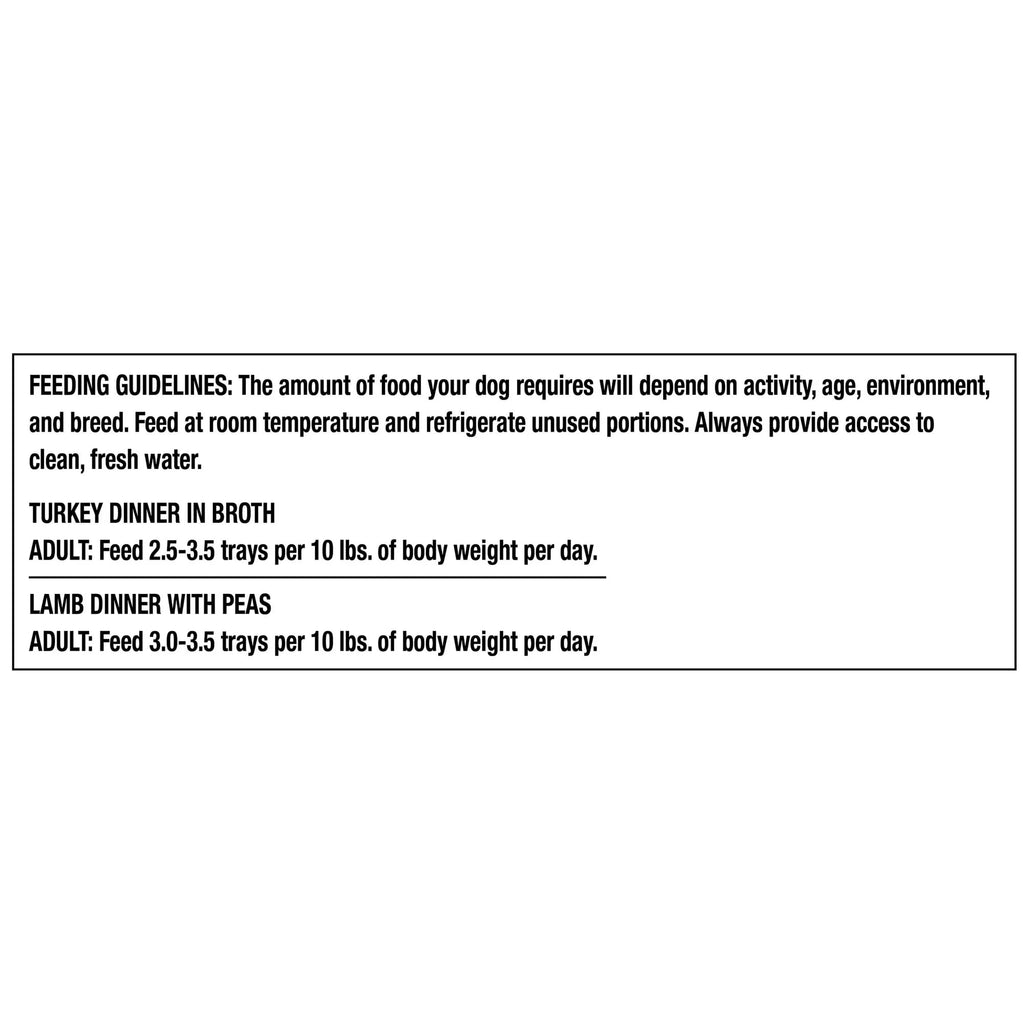 Grain-Free Wet Dog Food Variety Pack, 24 Count, 3.5 oz Trays B941554