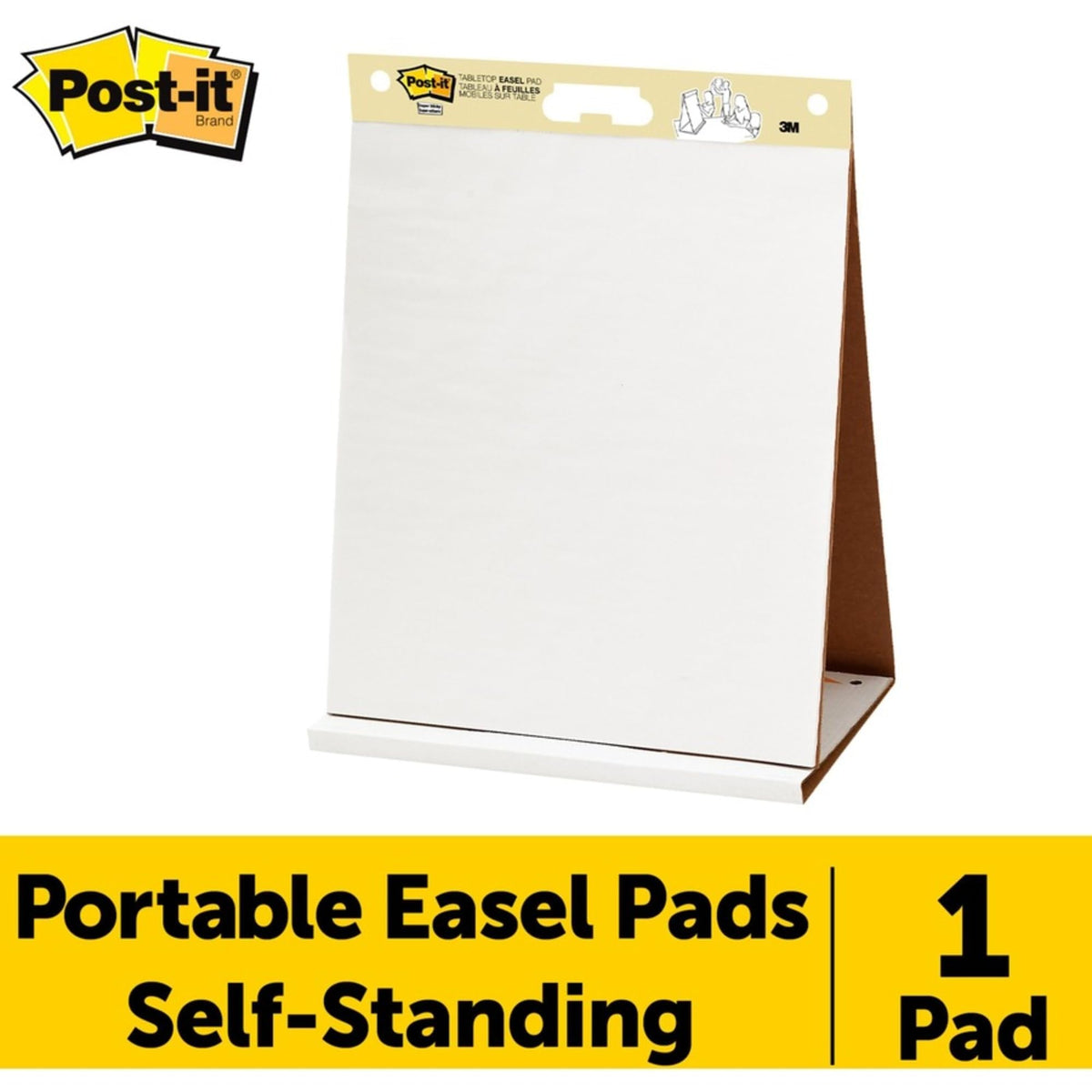 Tabletop Easel Pad 20" x 23" White 20 Sheets B617