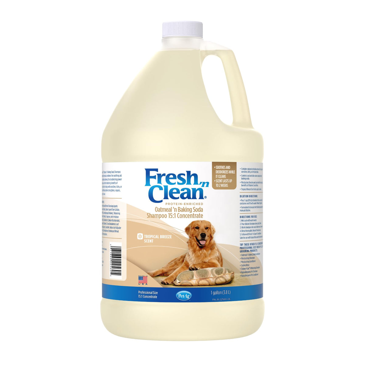 Oatmeal Baking Soda Shampoo Tropical Fresh Scent 1 Gallon O544239