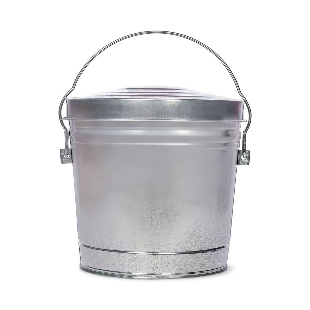 6 Gal Galvanized Steel Can with Locking Lid D753524