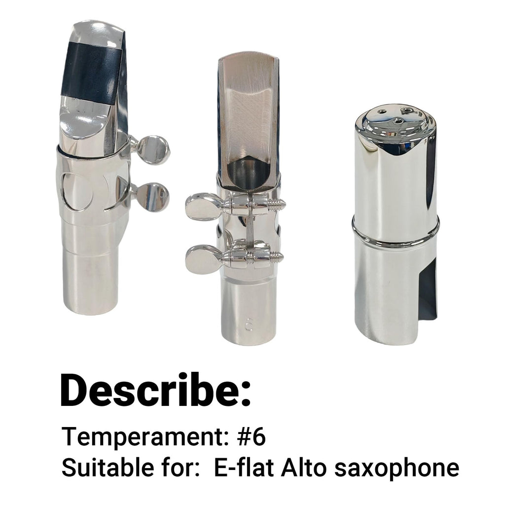 Silver Plated Alto Saxophone Mouthpiece Y409145