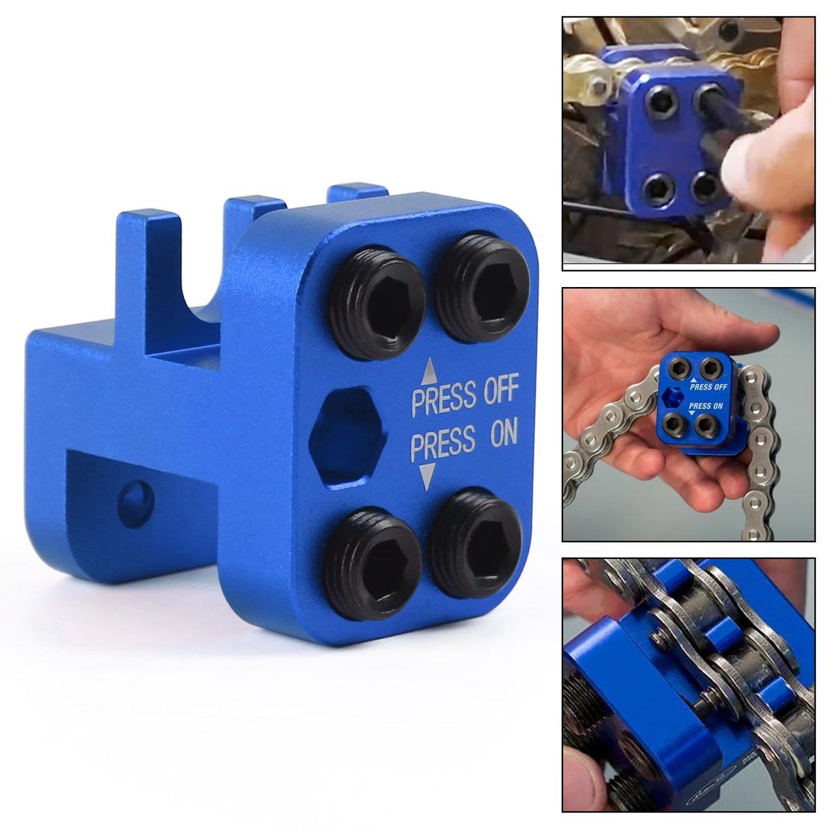 Blue Motorcycle ATV Chain Press Tool W153625