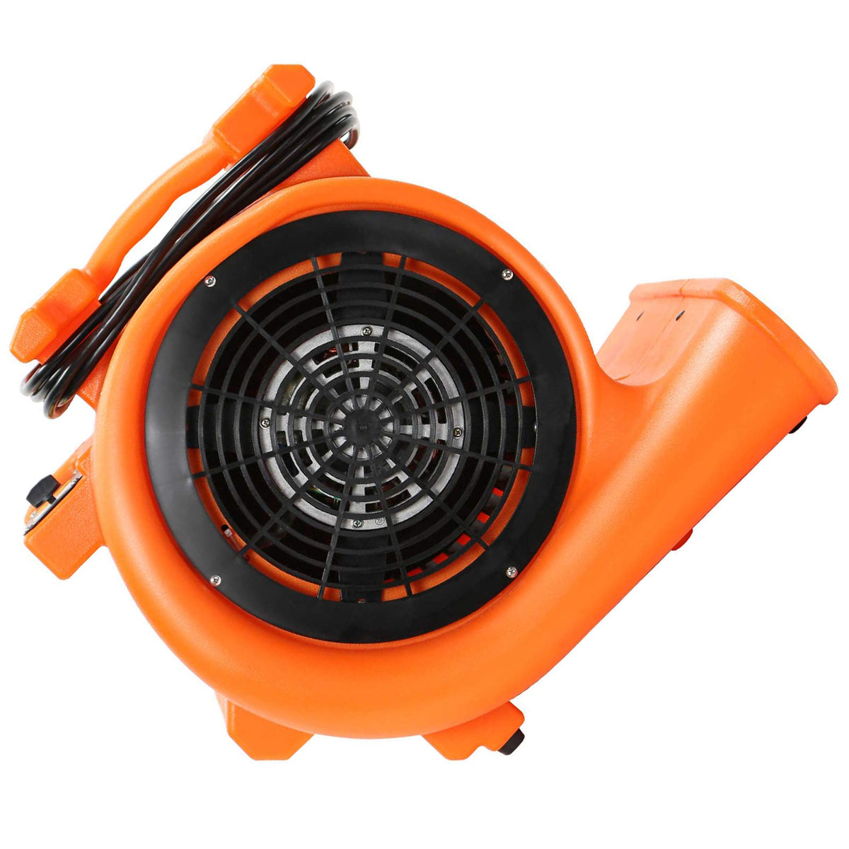 6pk 3 Speed 1 HP Orange Stackable Air Mover Floor Fan N1063