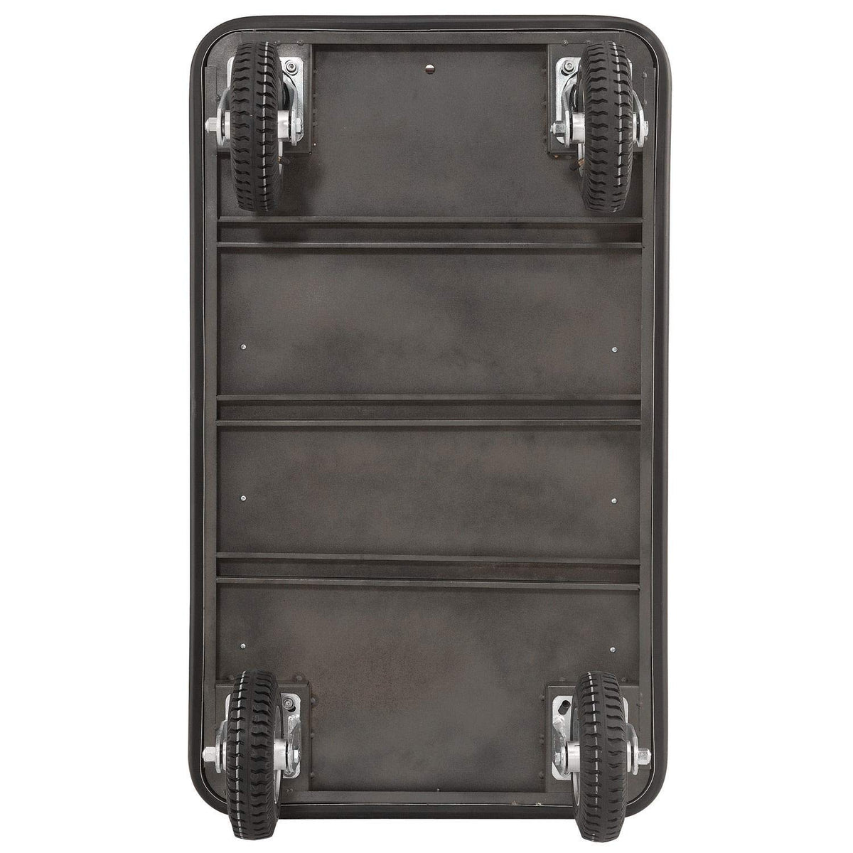 Silver Stainless Steel Bellman Cart K99389