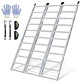 77" x 54" Tri-Fold Aluminum Loading Ramp, 1800 lbs Capacity Y20426
