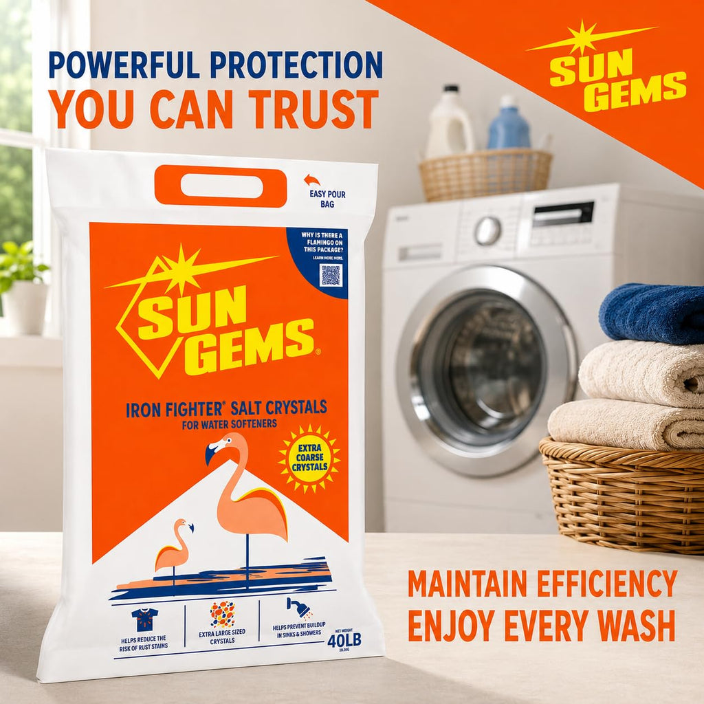 40 lb Extra Coarse Water Softener Salt Crystals U797