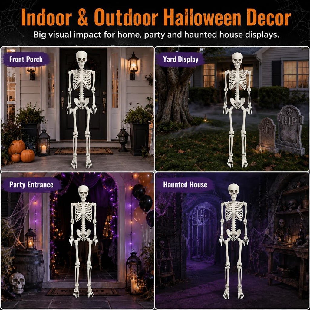 5.4 FT Poseable Skeleton H4389