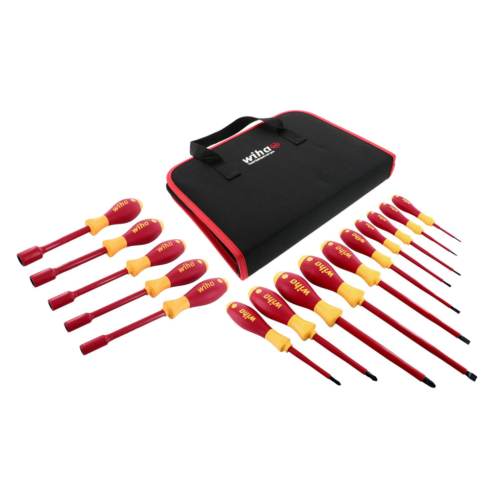 Slotted Phillips Insulated Screwdriver Set 15 Piece F2487