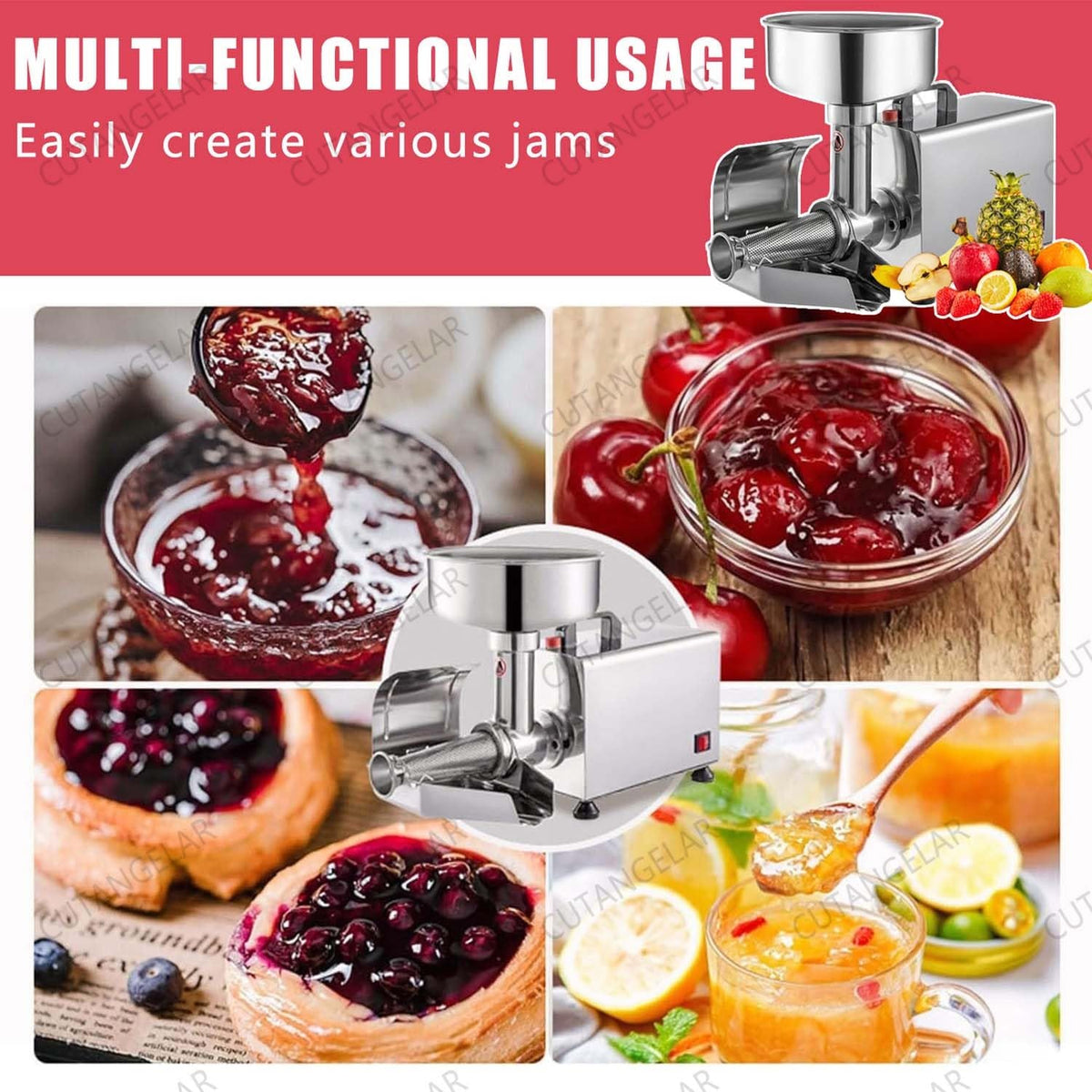 450W Stainless Steel Food Juicer C282100