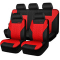 Car Seat Covers Full Sets Black Red T405003