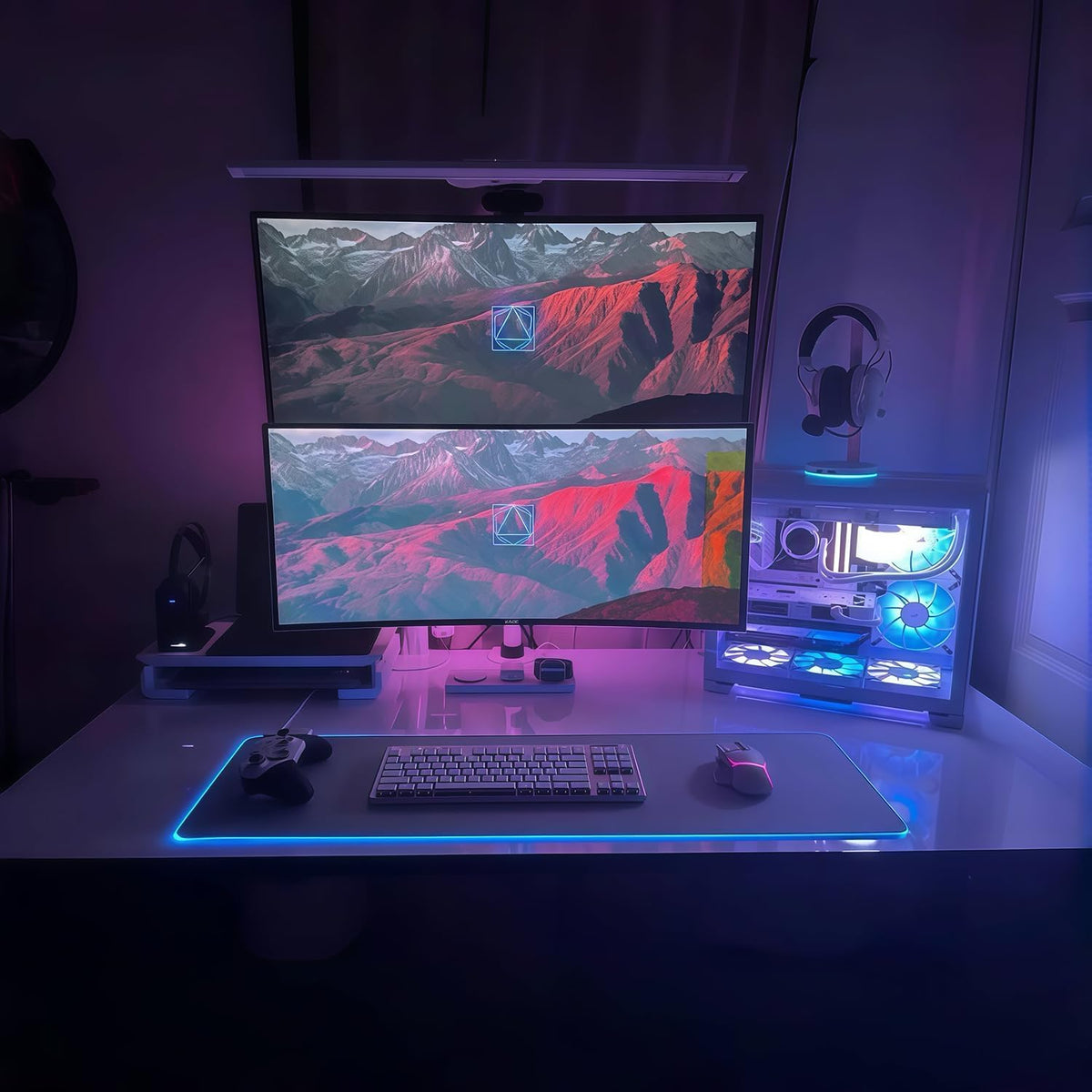 2-Pack 34" Curved 165Hz Ultrawide Computer Monitor Y495