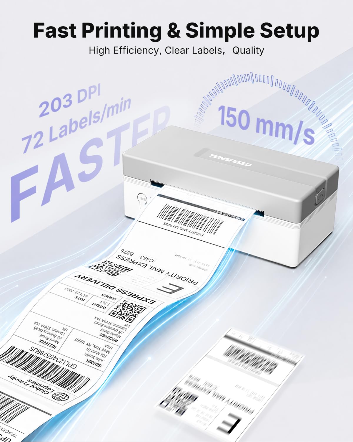 Bluetooth Thermal Shipping Label Printer G669