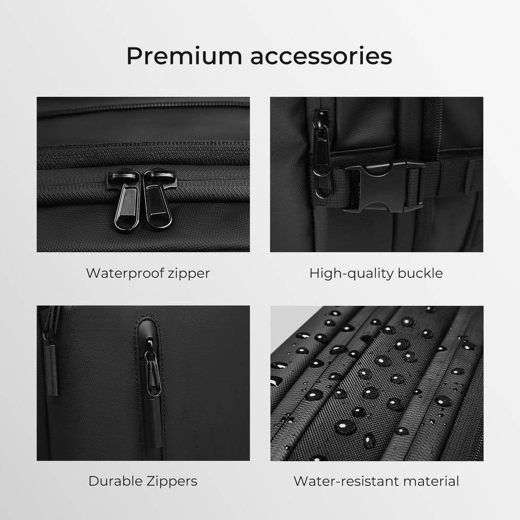 Rolling Backpack Travel with Lock USB C Port M856