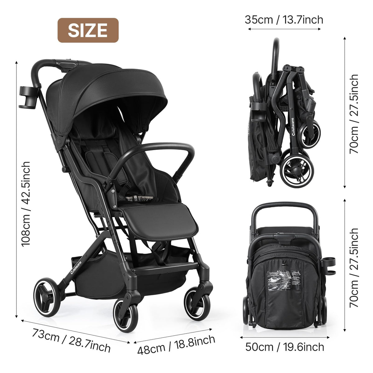 Lightweight Compact Travel Stroller V980