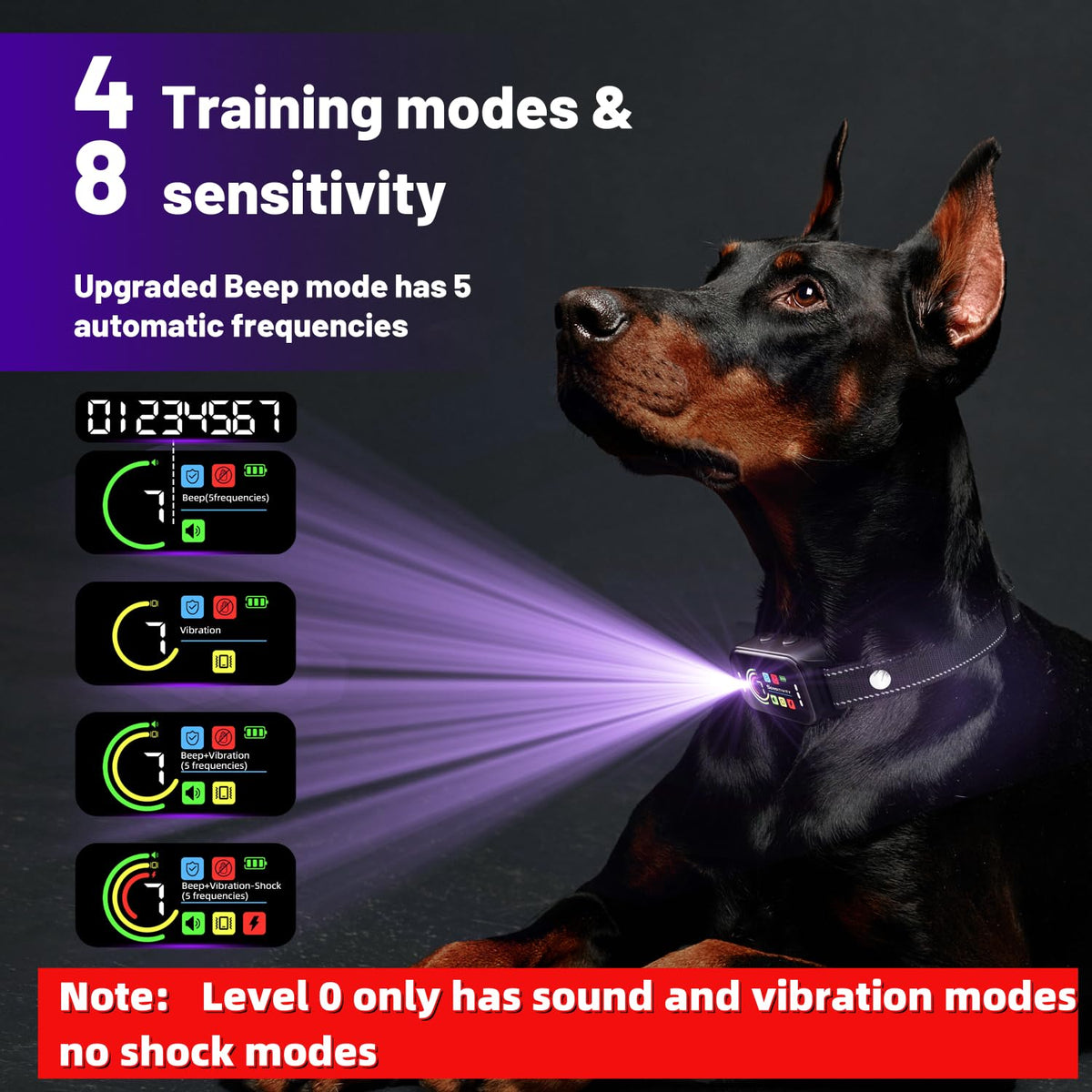 Rechargeable Anti Bark Training Collar 2 Pack I115622