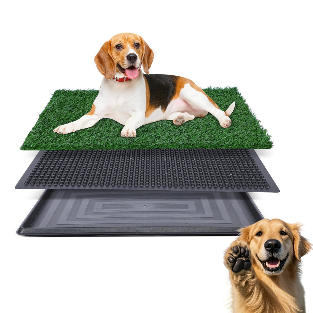Artificial Grass Dog Potty Pad with Tray 20x30 inch N54910
