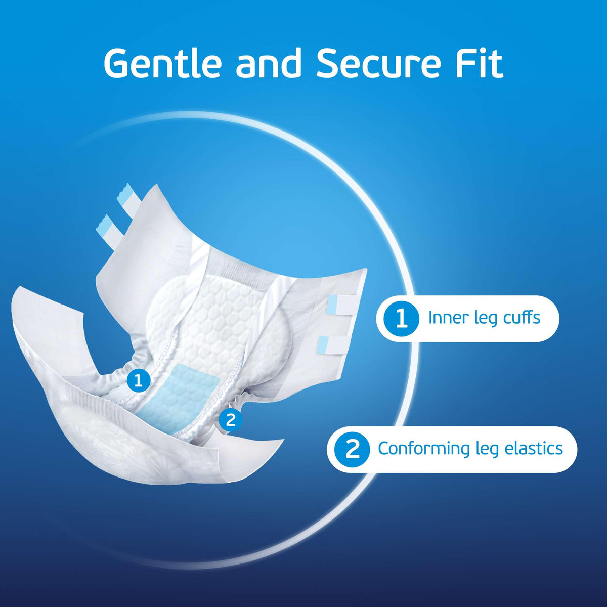 2XL Disposable Adult Diapers with Tabs K6918