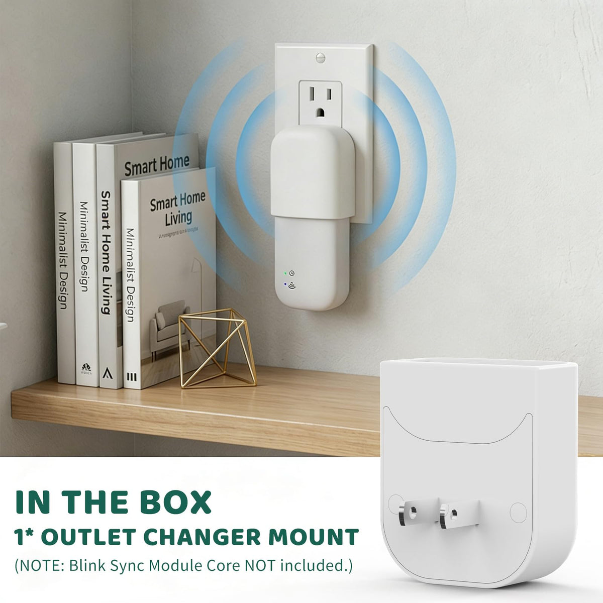 Wall Mount Bracket with Built-in Plug F583