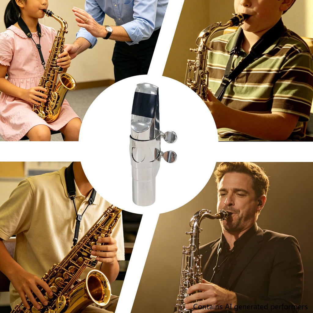 Silver Plated Alto Saxophone Mouthpiece Y409145