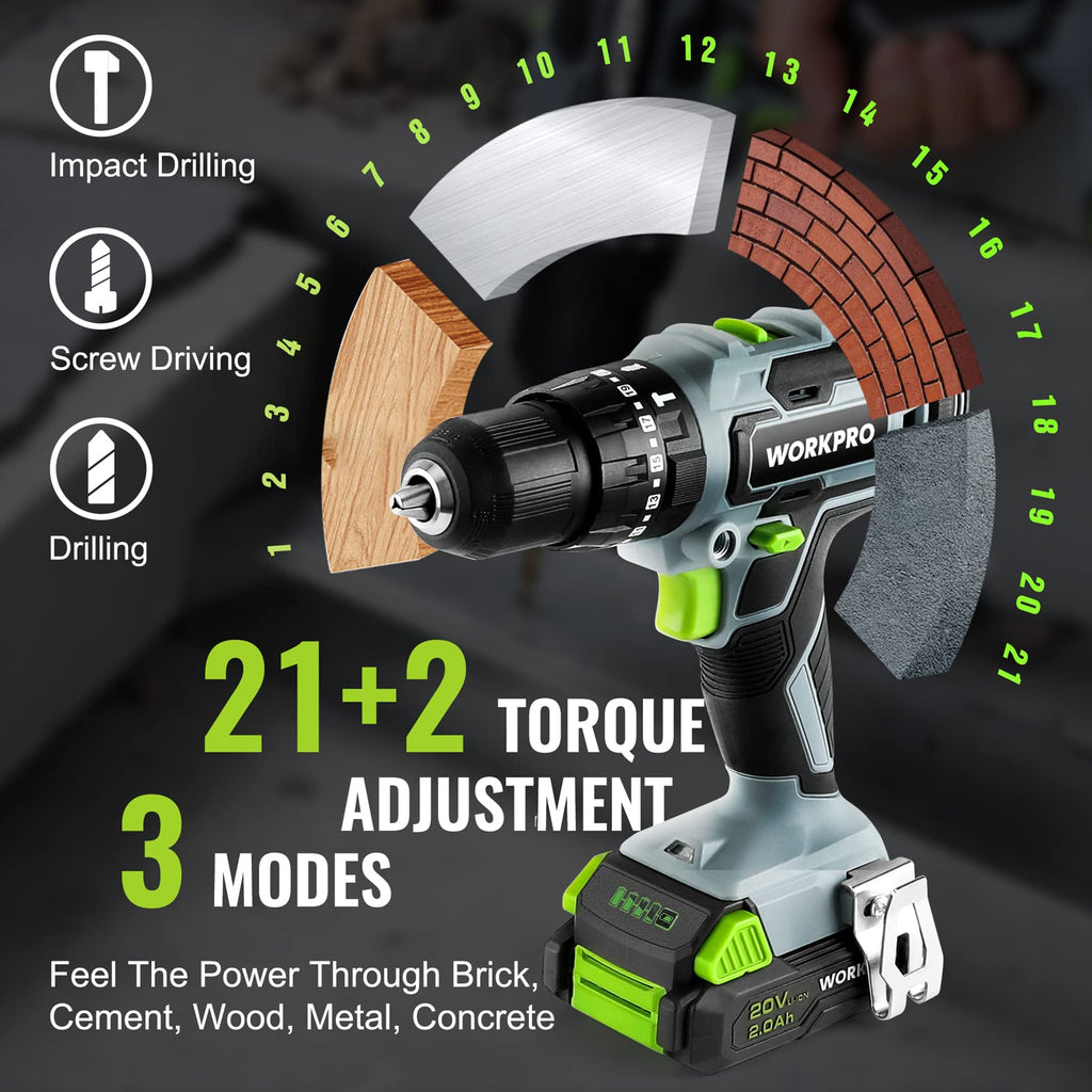 20V MAX Cordless Drill Driver Set Q712853